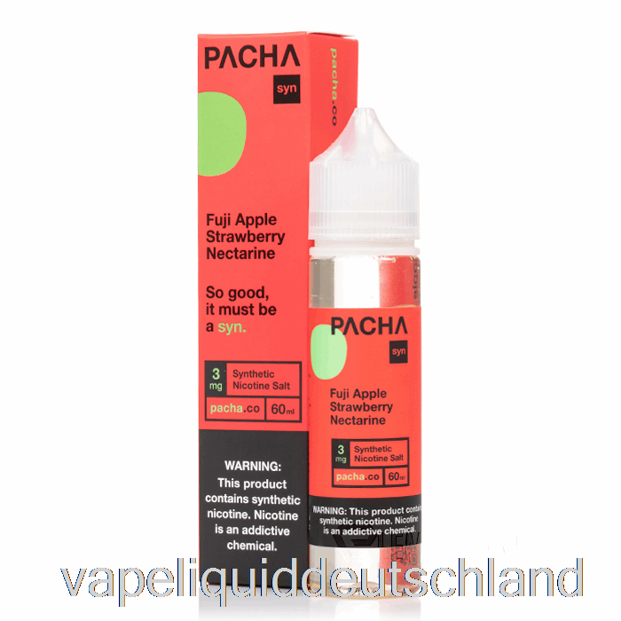 Fuji-Apfel-Erdbeer-Nektarine - Pachamama - 60 Ml 3 Mg Vape Deutschland